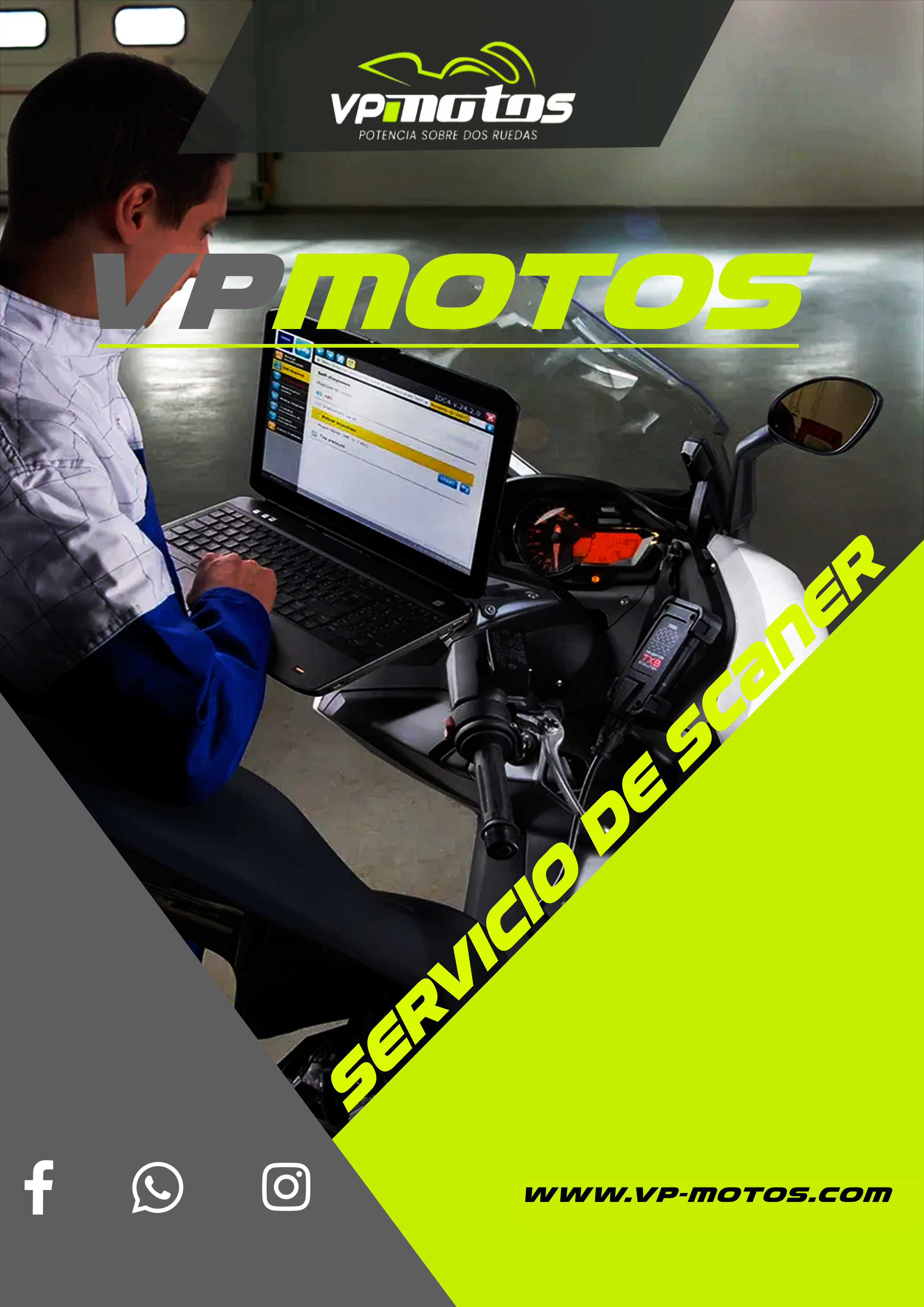 Diagnóstico scanner moto Quito